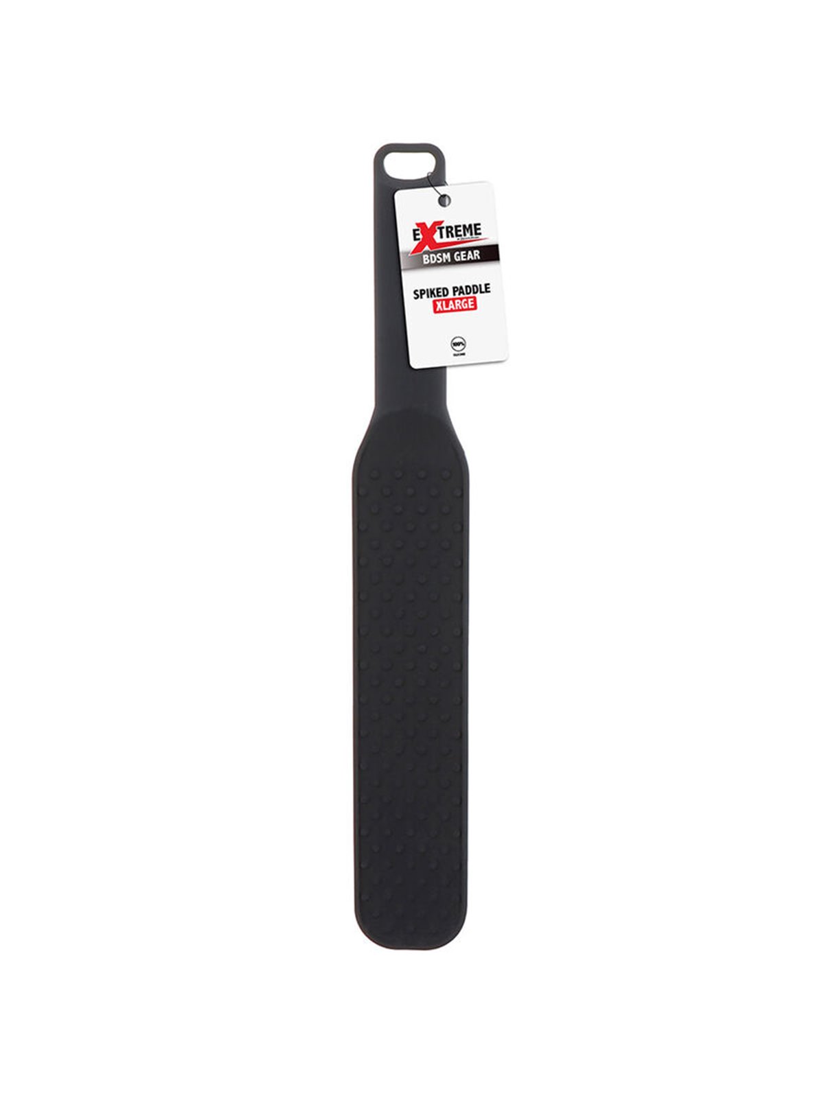 Hidden Desire Extreme Spiked Paddle - Pagaia in Silicone Nero 35 Cm