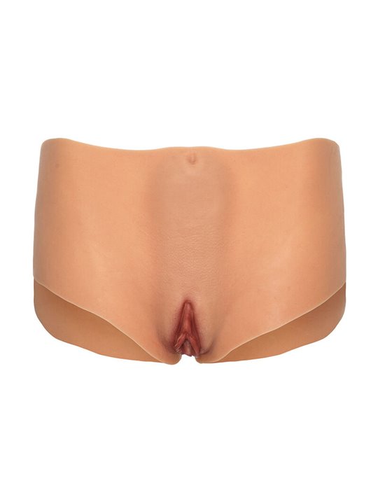 Hidden Desire - Alter Ego Open Vagina & Ass Brief Medium Waist Flesh