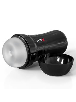 Pdx Extreme Slide & Glide - Masturbatore Autolubrificante Trasparente