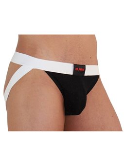 Burn - 004 Jock Shiny Black / White M