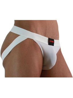 Burn 007 - Jockstrap Sospensorio Lycra Bianco Taglia M