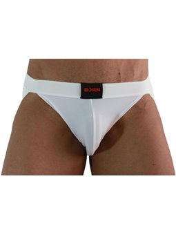 Burn 007 - Jockstrap Sospensorio Lycra Bianco Taglia XL