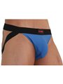 Burn 008 - Jockstrap Sospensorio Blu e Nero Taglia S