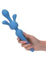 Calexotics Couture Kit - Vibratore Wand 3 Testine 10 Vibrazioni Blu