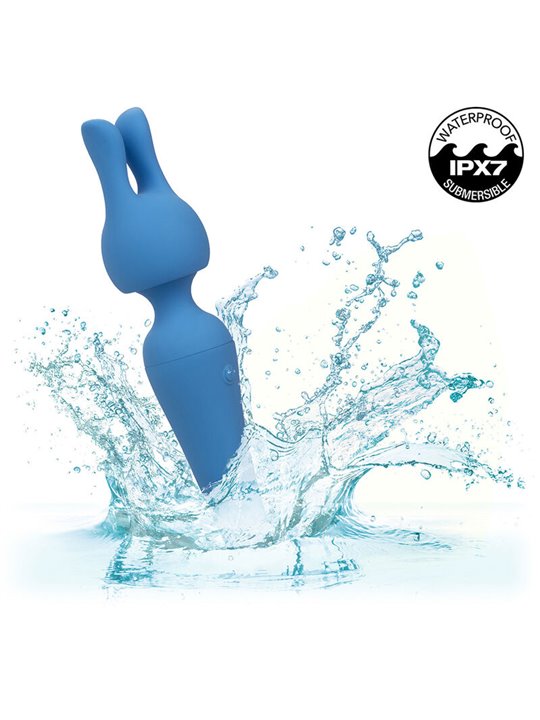Calexotics Couture Kit - Vibratore Wand 3 Testine 10 Vibrazioni Blu