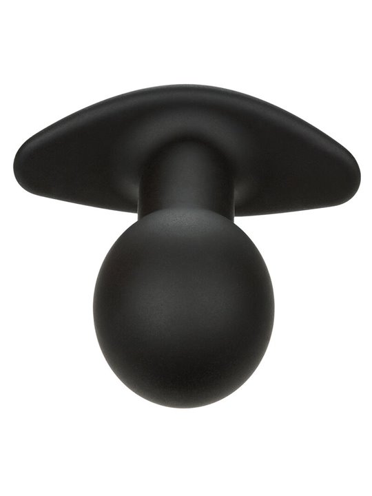 Calexotics Rock Bottom Pop - Plug Anale Vibrante in Silicone Nero