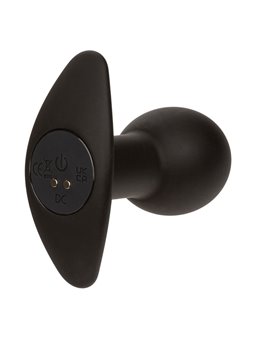 Calexotics Rock Bottom Pop - Plug Anale Vibrante in Silicone Nero