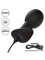 Calexotics Rock Bottom Pop - Plug Anale Vibrante in Silicone Nero