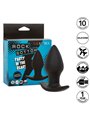 Calexotics Rock Bottom Perfect - Plug Anale Vibrante in Silicone Nero