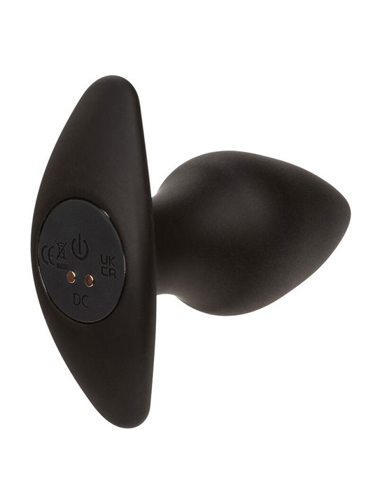 Calexotics Rock Bottom Perfect - Plug Anale Vibrante in Silicone Nero