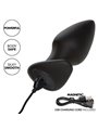 Calexotics Rock Bottom Perfect - Plug Anale Vibrante in Silicone Nero