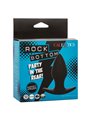 Calexotics Rock Bottom Perfect - Plug Anale Vibrante in Silicone Nero