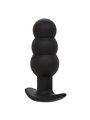 Calexotics Rock Bottom Beaded - Plug Anale Vibrante in Silicone Nero