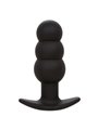 Calexotics Rock Bottom Beaded - Plug Anale Vibrante in Silicone Nero