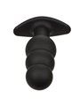 Calexotics Rock Bottom Beaded - Plug Anale Vibrante in Silicone Nero