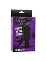 Calexotics Rock Bottom Beaded - Plug Anale Vibrante in Silicone Nero