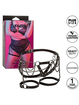 Calexotics - Euphoria Multichain Thigh Harness Premium Plus Size