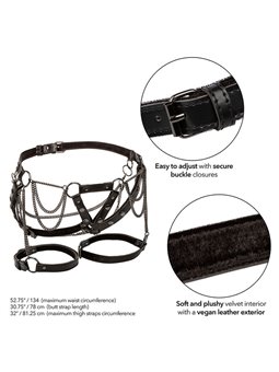 Calexotics - Euphoria Multichain Thigh Harness Premium Plus Size