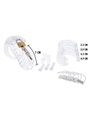 Hidden Desire - Extreme Chastity Cock Cage Acrylic Adjustable Clear