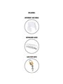 Hidden Desire - Extreme Chastity Cock Cage Acrylic Adjustable Clear