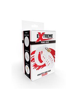 Hidden Desire - Extreme Chastity Cock Cage Acrylic Adjustable Clear
