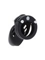 Hidden Desire Extreme - Gabbia Fallica in Silicone Nero Taglia S
