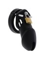 Hidden Desire Extreme - Gabbia Fallica in Silicone Nero Taglia L