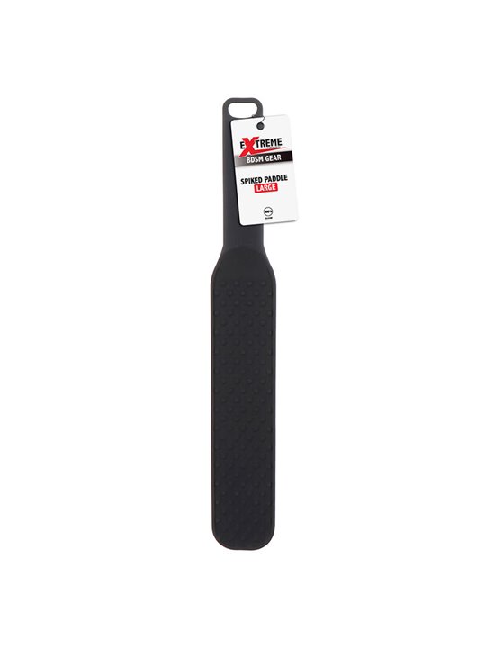 Hidden Desire Extreme Spiked Paddle - Pagaia in Silicone Nero 31 Cm