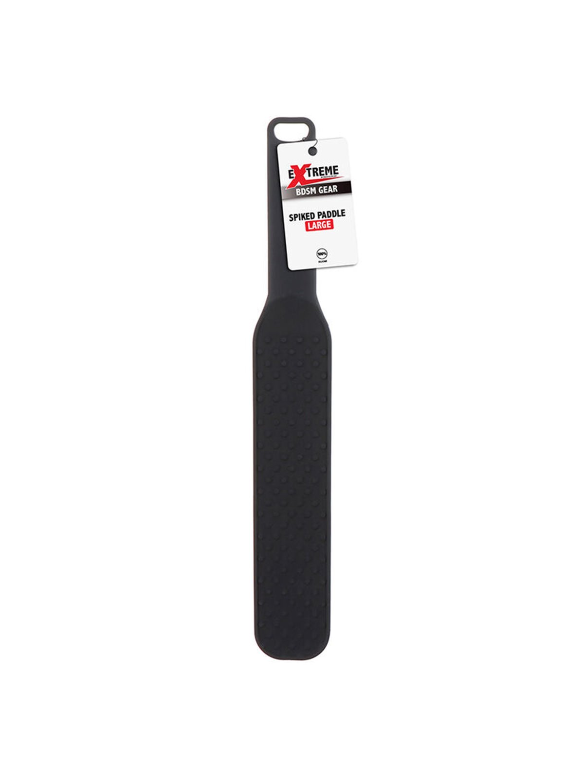 Hidden Desire Extreme Spiked Paddle - Pagaia in Silicone Nero 31 Cm
