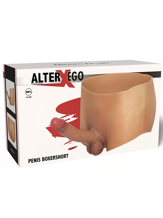 Hidden Desire Alter Ego Boxer con Pene Realistico 18 Cm Taglia S/M