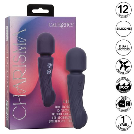 Calexotics Charisma Allure - Vibratore Wand 12 Funzioni Viola