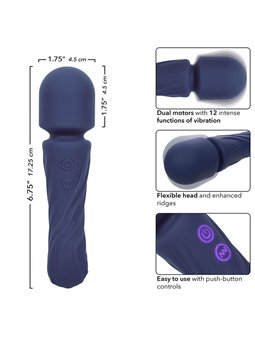 Calexotics - Charisma Allure Massager Dual Motors 12 Functions 17.25 Cm X 4.5 Cm Purple
