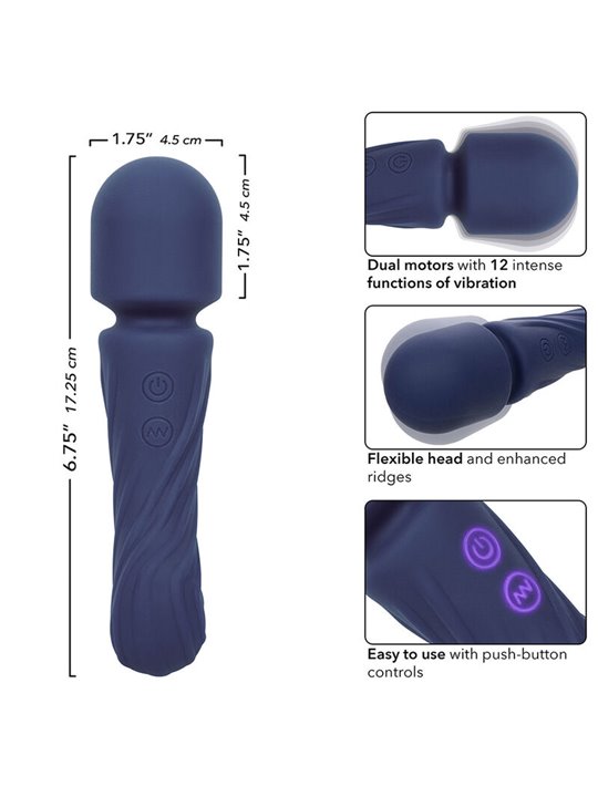 Calexotics - Charisma Allure Massager Dual Motors 12 Functions 17.25 Cm X 4.5 Cm Purple