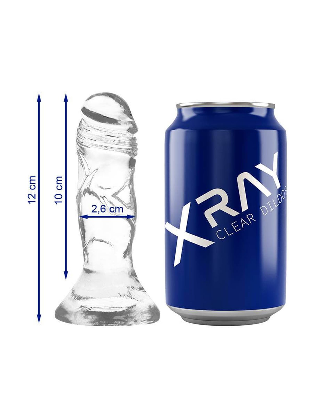 X Ray - Clear Cock 12 CM X 2.6 CM