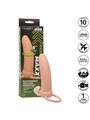 Calexotics Maxx Thick - Dildo Vibrante Per Doppia Penetrazione Beige