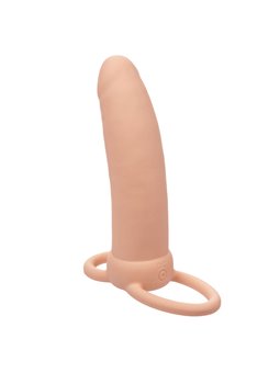 Calexotics Maxx Thick - Dildo Vibrante Per Doppia Penetrazione Beige