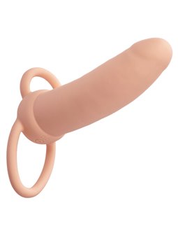 Calexotics Maxx Thick - Dildo Vibrante Per Doppia Penetrazione Beige