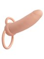 Calexotics Maxx Thick - Dildo Vibrante Per Doppia Penetrazione Beige