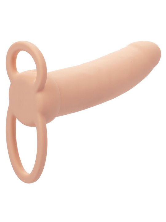 Calexotics Maxx Thick - Dildo Vibrante Per Doppia Penetrazione Beige