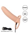 Calexotics Maxx Thick - Dildo Vibrante Per Doppia Penetrazione Beige