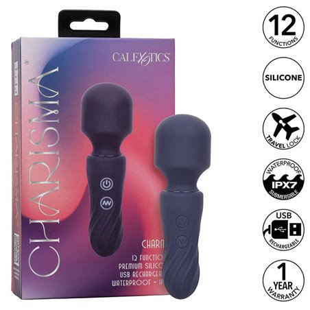Calexotics Charisma Charm - Vibratore Wand 12 Funzioni Viola