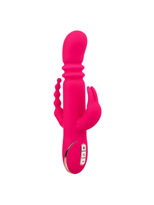Calexotics Jack Rabbit - Vibratore Heated Triple Fantasy Rabbit Fucsia