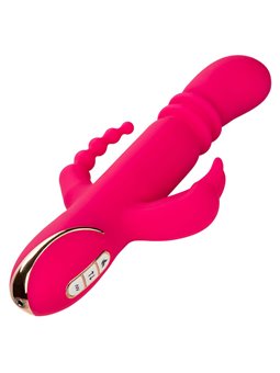 Calexotics - Jack Fantasy Triple Heated Vibrator Rabbit Pink