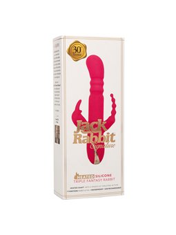 Calexotics Jack Rabbit - Vibratore Heated Triple Fantasy Rabbit Fucsia