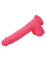 Calexotics Studs - Vibratore Realistico con Testicoli e Ventosa Fucsia