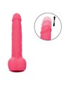 Calexotics Studs - Vibratore Realistico con Testicoli e Ventosa Fucsia