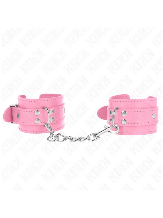 Kink - Simple Wrist Restraints Pink Adjustable 20-23 Cm X 5.5 Cm