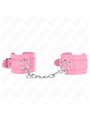 Kink - Polsini in Pelle Vegana Rosa 20-23 Cm x 5,5 Cm
