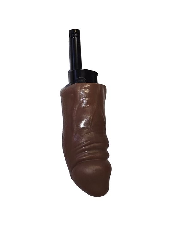 Diablo Picante - Accendino per Barbecue a Forma di Pene - Marrone