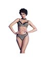 Chilirose CR 4727 - Costume da Bagno Reggiseno e Perizoma Leopardato M